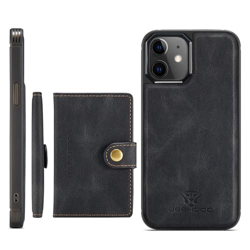 Telefonmode Kompatibel mit iPhone 12 Pro Max Hülle, Brieftasche mit Kreditkartenhalter, magnetische abnehmbare Hülle, Brieftaschenhülle mit Ständer, stoßfeste Abdeckung Compatible with iPhone 12 Pro M Telefonmode Kompatibel mit iPhone 12 Pro Max Hülle, Brieftasche mit Kreditkartenhalter, magnetische abnehmbare Hülle, Brieftaschenhülle mit Ständer, stoßfeste Abdeckung Compatible with iPhone 12 Pro M von XNCVBD