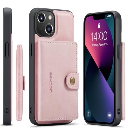 Telefonmode Kompatibel mit iPhone 13 Hülle Wallet mit Kreditkartenhalter, Leder Magnetische Abnehmbare Hülle, Kickstand Wallet Case Stoßfeste Hülle Compatible with iPhone 13 mit kabellosem Laden Telef Telefonmode Kompatibel mit iPhone 13 Hülle Wallet mit Kreditkartenhalter, Leder Magnetische Abnehmbare Hülle, Kickstand Wallet Case Stoßfeste Hülle Compatible with iPhone 13 mit kabellosem Laden Telef von XNCVBD
