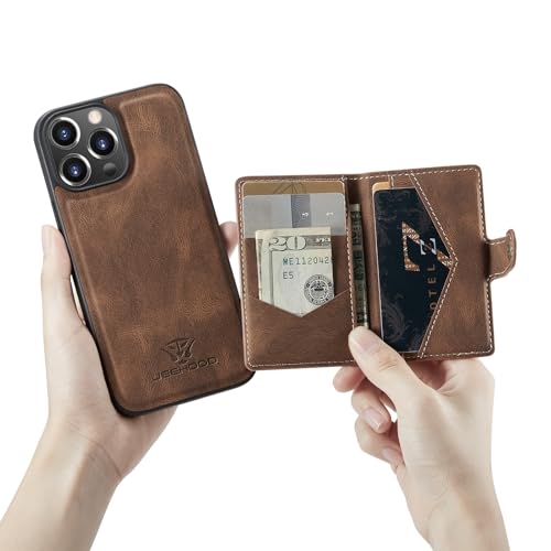 Telefonmode Kompatibel mit iPhone 14 Pro Hülle, Brieftasche mit Kreditkartenhalter, abnehmbare magnetische Lederhülle, Brieftaschenhülle mit Ständer, stoßfeste Abdeckung Compatible with iPhone 14 Pro Telefonmode Kompatibel mit iPhone 14 Pro Hülle, Brieftasche mit Kreditkartenhalter, abnehmbare magnetische Lederhülle, Brieftaschenhülle mit Ständer, stoßfeste Abdeckung Compatible with iPhone 14 Pro von XNCVBD