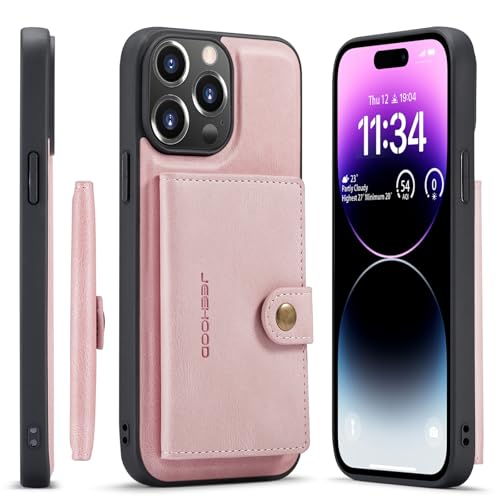 Telefonmode Kompatibel mit iPhone 14 Pro Max Hülle Wallet mit Kreditkartenhalter, magnetische abnehmbare Hülle, Kickstand Wallet Case Stoßfeste Hülle Compatible with iPhone 14 Pro Max mit kabellosem L Telefonmode Kompatibel mit iPhone 14 Pro Max Hülle Wallet mit Kreditkartenhalter, magnetische abnehmbare Hülle, Kickstand Wallet Case Stoßfeste Hülle Compatible with iPhone 14 Pro Max mit kabellosem L von XNCVBD