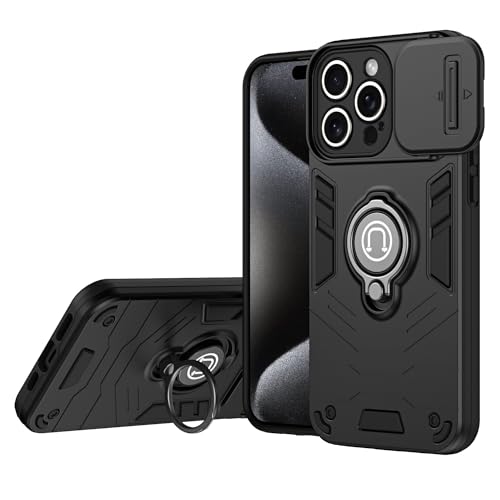 Telefonmode Kompatibel mit iPhone 15 Pro Max Hülle mit Ständer und Schiebekameraabdeckung, stoßfeste Hülle in Militärqualität, robuste Schutzhülle, kompatibel mit iPhone 15 Pro Max-Telefon Telefonschu Telefonmode Kompatibel mit iPhone 15 Pro Max Hülle mit Ständer und Schiebekameraabdeckung, stoßfeste Hülle in Militärqualität, robuste Schutzhülle, kompatibel mit iPhone 15 Pro Max-Telefon Telefonschu von XNCVBD