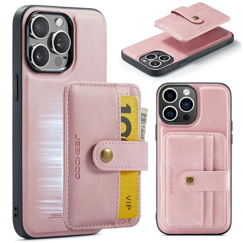 Telefonmode Magnetische Brieftaschenhülle Compatible with iPhone 15 Pro, kompatibel mit kabellosem Laden, abnehmbare 2-in-1-Hülle mit Kreditkartenhalter, RFID-blockierende, stoßfeste Telefon-Stoßstang Telefonmode Magnetische Brieftaschenhülle Compatible with iPhone 15 Pro, kompatibel mit kabellosem Laden, abnehmbare 2-in-1-Hülle mit Kreditkartenhalter, RFID-blockierende, stoßfeste Telefon-Stoßstang von XNCVBD