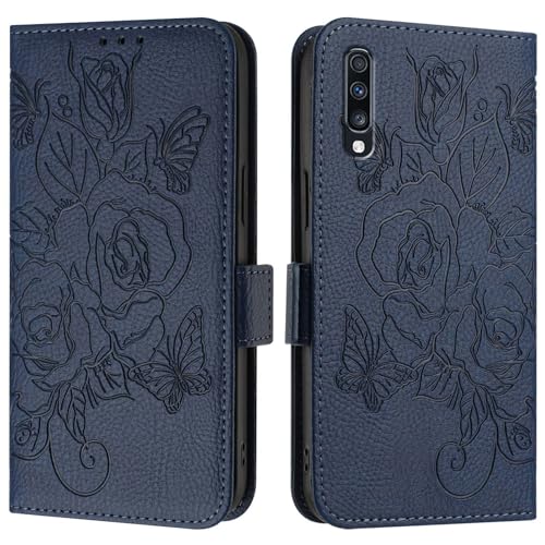 Telefonstil Kompatibel mit der Hülle Compatible with Samsung Galaxy A70/A70S, Brieftaschen-Hülle, schmale Handy-Flip-Folio-Hülle aus PU-Leder, stoßfeste Schutzhülle mit Kartenhaltern + Handschlaufe Te Telefonstil Kompatibel mit der Hülle Compatible with Samsung Galaxy A70/A70S, Brieftaschen-Hülle, schmale Handy-Flip-Folio-Hülle aus PU-Leder, stoßfeste Schutzhülle mit Kartenhaltern + Handschlaufe Te von XNCVBD