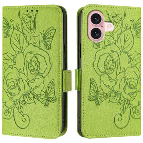 Telefonstil Kompatibel mit iPhone 16 Hülle, Brieftaschenhülle, schmale PU-Leder-Telefon-Flip-Folio-Hülle, stoßfeste Schutzhülle mit Kartenhaltern + Handschlaufe, kompatibel mit iPhone 16 Telefon-Bilds Telefonstil Kompatibel mit iPhone 16 Hülle, Brieftaschenhülle, schmale PU-Leder-Telefon-Flip-Folio-Hülle, stoßfeste Schutzhülle mit Kartenhaltern + Handschlaufe, kompatibel mit iPhone 16 Telefon-Bilds von XNCVBD