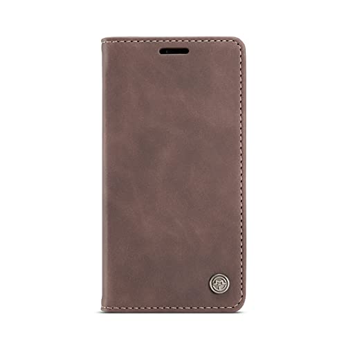 XNTBX Leder-Handyhülle für iPhone 11, stoßfest, Lederhülle (C142) (Kaffeefarben) von XNTBX