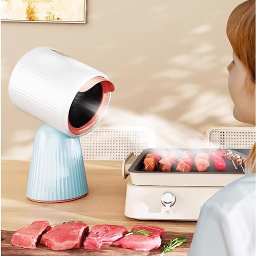 Mini Tragbare Dunstabzugshaube Küchenabsaugventilator Geeignet für Zuhause, Küchenhotpot, Grill (Grün) von XNXYSMKJ