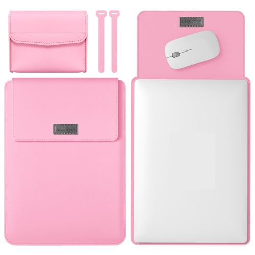 Laptop-Schutzhülle, kompatibel mit MacBook 12 Zoll, 11 Zoll, 12 Zoll, kompatibel mit MacBook Air 27,9 cm (11 Zoll), Modell A1370 A1465-Mac Air 29,5 cm (11 Zoll), Lederschutzhülle mit kleiner Tasche von XNYTYKDT
