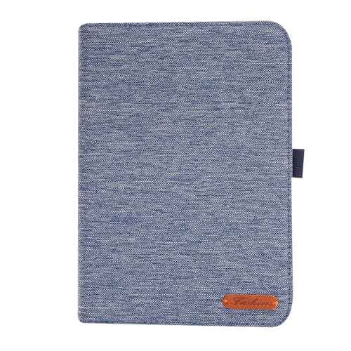 Schlanke Schutzhülle kompatibel mit iPad Mini 7 (A17 Pro) 2024 / Mini 6 2021 21,6 cm (8,3 Zoll), ultradünn, klappbar, mit automatischer Aufwach-/Schlafmodus, weiche TPU-Rückseite, Blau von XNYTYKDT