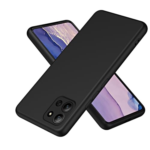 Silikon-Schutzhülle, kompatibel mit Infinix Hot 11 2022/X657, ultradünn, stoßfest, Flüssigsilikon-Schutzhülle mit weichem, kratzfestem Mikrofaserfutter, Schutzhülle ZY (Schwarz) von XNYTYKDT