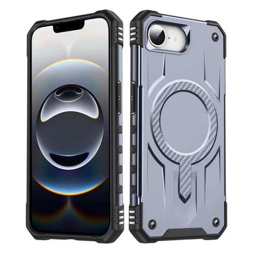 XNYTYKDT Kompatibel mit iPhone 16e Hülle, klassische Hybrid-Handyhülle, dünn, stoßfest, Standard-Fallschutz, kratzfeste Rückseite, ZY (Grau) von XNYTYKDT