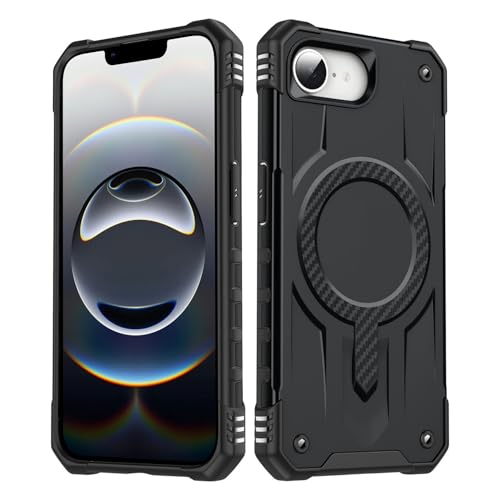 XNYTYKDT Kompatibel mit iPhone 16e Hülle, klassische Hybrid-Handyhülle, dünn, stoßfest, Standard-Fallschutz, kratzfeste Rückseite, ZY (Schwarz) von XNYTYKDT