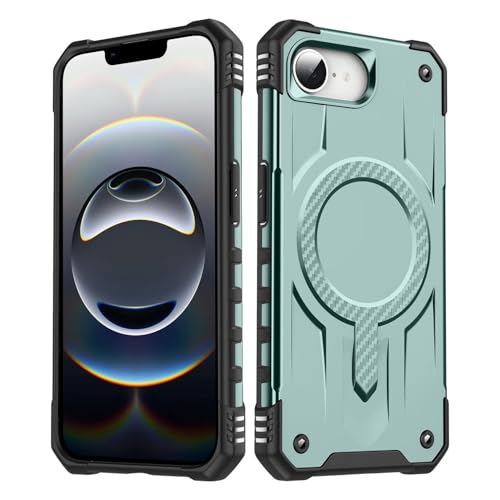 XNYTYKDT Kompatibel mit iPhone 16e Hülle, klassische Hybrid-Handyhülle, schlank, stoßfest, Standard-Fallschutz, kratzfeste Rückseite, ZY (Grün1) von XNYTYKDT