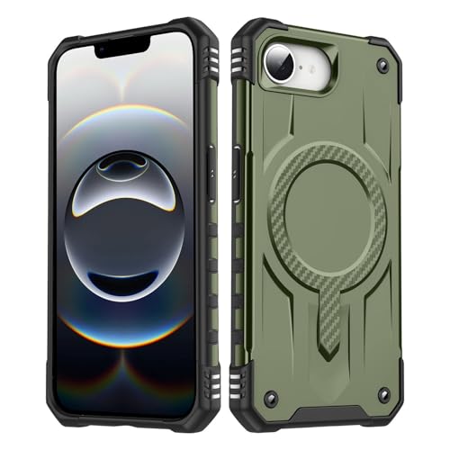 XNYTYKDT Kompatibel mit iPhone 16e Hülle, klassische Hybrid-Handyhülle, schlank, stoßfest, Standard-Fallschutz, kratzfeste Rückseite, ZY (Grün2) von XNYTYKDT
