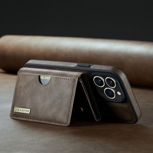 XNYTYKDT Magnetische Brieftaschen-Schutzhülle, Handy-Kartenhalter, kompatibel mit iPhone 12 Pro, magnetische, abnehmbare Brieftasche, RFID-blockierend, Lederhülle, dreifach gefaltet, mit Ständer XNYTYKDT Magnetische Brieftaschen-Schutzhülle, Handy-Kartenhalter, kompatibel mit iPhone 12 Pro, magnetische, abnehmbare Brieftasche, RFID-blockierend, Lederhülle, dreifach gefaltet, mit Ständer von XNYTYKDT