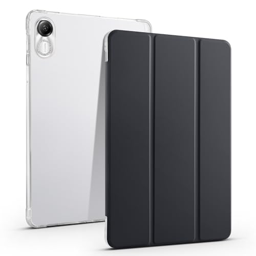 XNYTYKDT Schutzhülle für Honor Pad X9, 29,2 cm (11,5 Zoll), schlank, leicht, stoßfest, mit transparenter Rückseite mit Stifthalter, automatische Wake/Sleep-Zy, Schwarz von XNYTYKDT