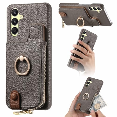 ZY Schutzhülle für Samsung Galaxy A25, mit Kartenfächern, Premium-Leder und PC-Rückplatte, Ständer-Schutzhülle, Kaffeebraun ZY Schutzhülle für Samsung Galaxy A25, mit Kartenfächern, Premium-Leder und PC-Rückplatte, Ständer-Schutzhülle, Kaffeebraun von XNYTYKDT