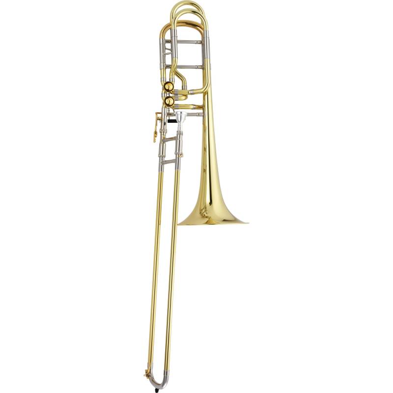 XO 1240-L Bb/F/Gb/D Bass Trombone with Open Wrap + Case (Lacquered) von XO