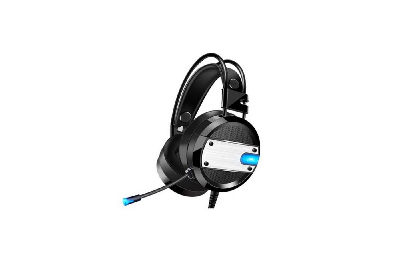 XO Gaming Headset LED Beleuchtung Inklusiv Mikrofon Stereo Sound 2,3 m Gaming-Headset von XO