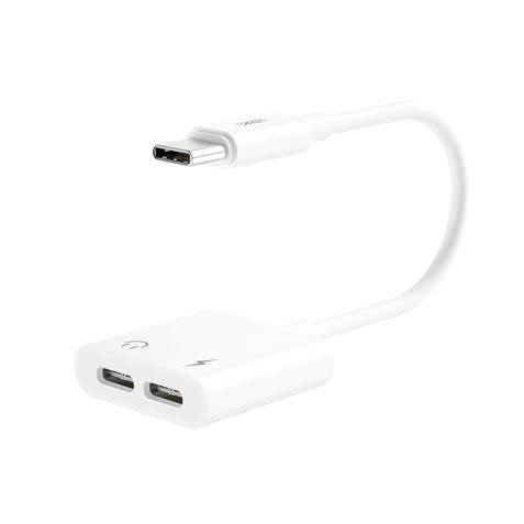 XO USB-C-Stecker auf USB-C-Buchse zum Laden und USB-C-Buchse für normales Laden von QC und 5 V/2 A, 15 cm langes Kabel von XO