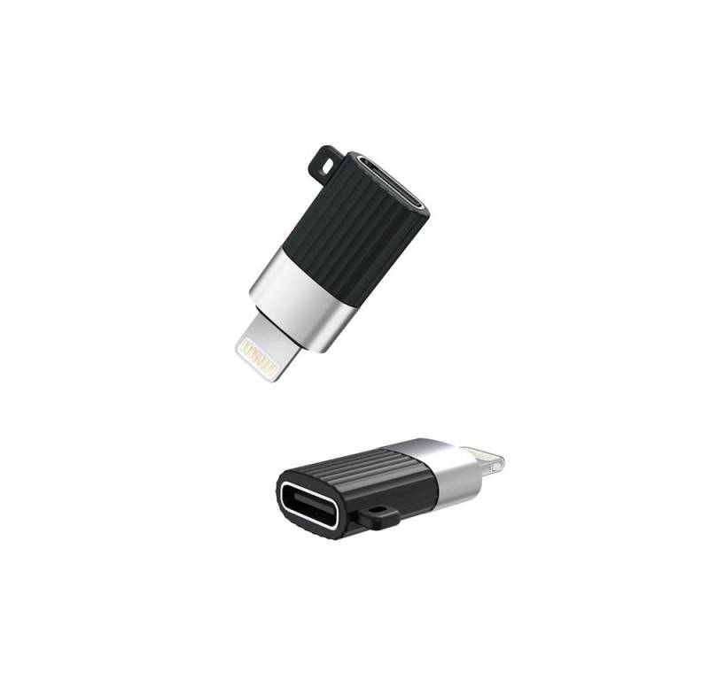 XO XO Adapter Typ-C Buchse auf Lightning wandelt USB-C zu Lightning Smartphone-Adapter von XO