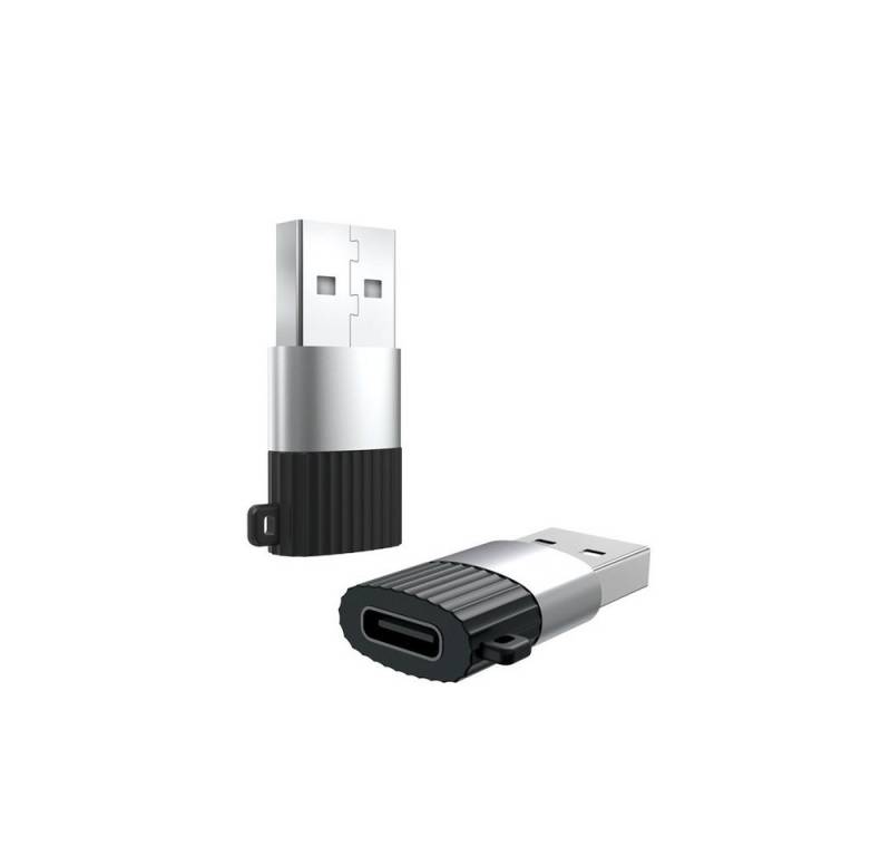 XO XO Adapter Typ-C Buchse auf USB wandelt USB-C zu USB Port Smartphone-Adapter von XO