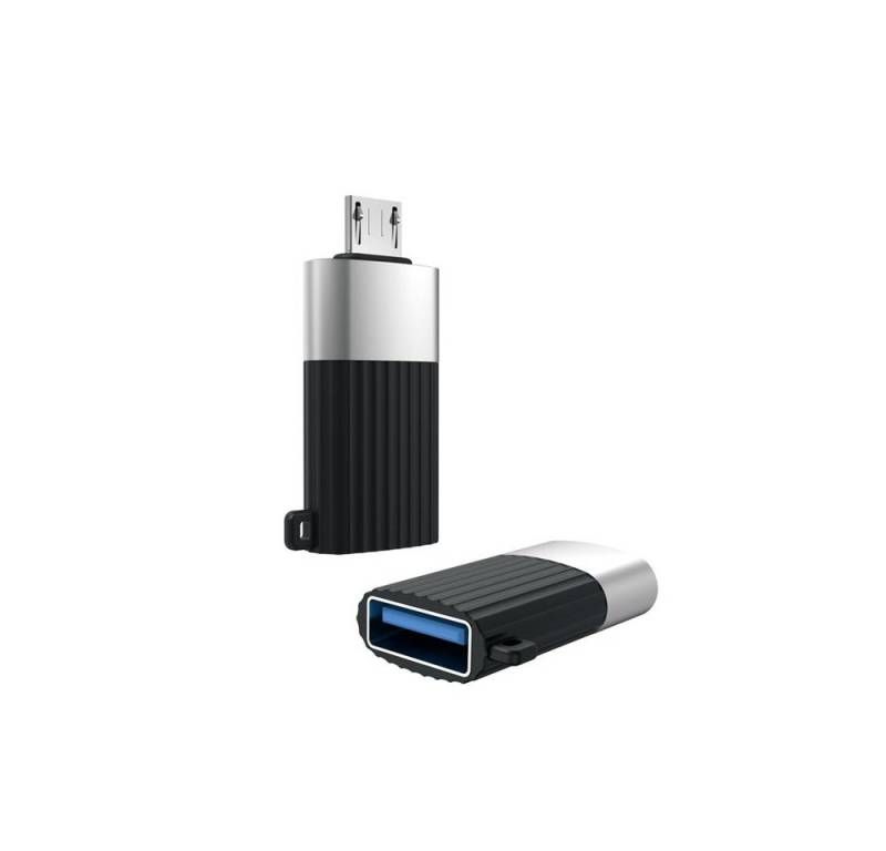 XO XO Adapter USB Buchse auf Micro-USB wandelt USB zu Micro-USB Smartphone-Adapter von XO