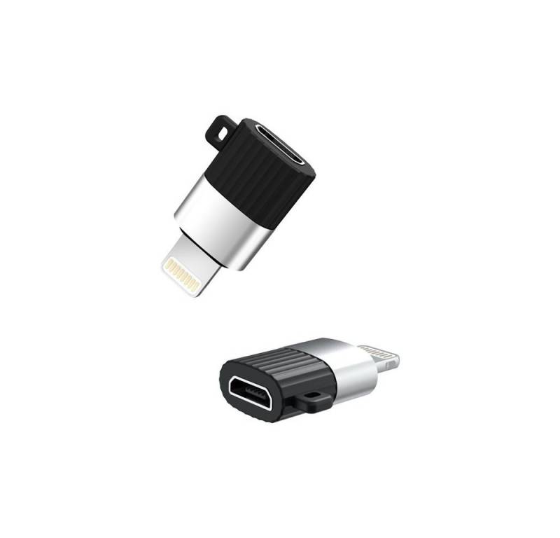 XO XO Lightning Stecker auf Micro USB Buchse kompatibel mit iPhone iPad Smartphone-Adapter von XO