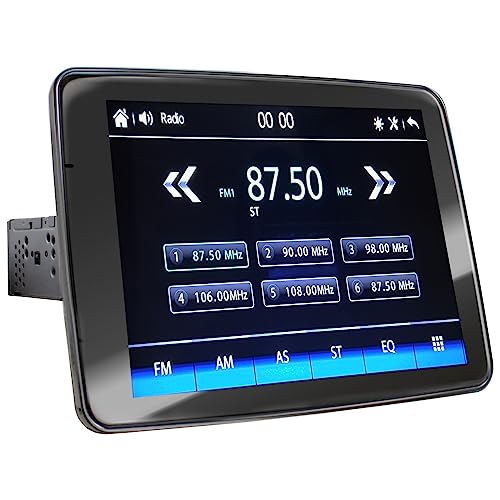 XOMAX XM-V911R Autoradio mit 9 Zoll / 22,8 cm XXL Drehbarem Schwenkbarem Touchscreen Bildschirm I Mirrorlink für Android I Bluetooth Musik I 1xUSB, 2. USB-Anschluss mit Ladefunktion, SD, Aux I 1 DIN von XOMAX