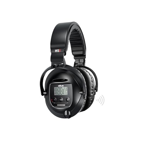 XP METAL DETECTORS WS5 Kabellose Kopfhörer für Deus, spritzwassergeschützt und komfortabel über die Ohren passend. Direkt steuerbar für X35- und HF-Spulen. (WS5) von XP METAL DETECTORS