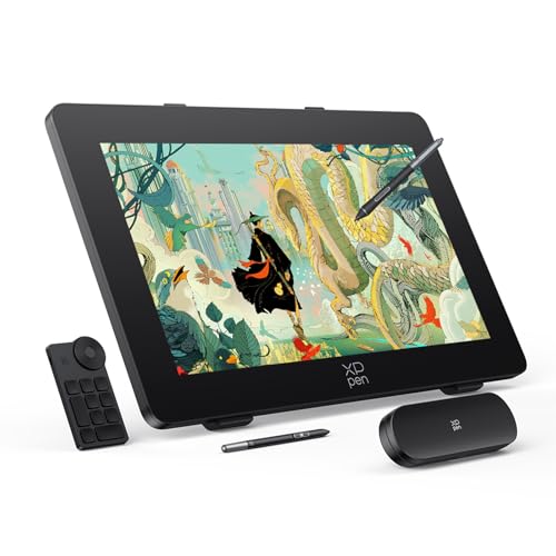 XPPen Artist Pro 24 (Gen 2) Zeichentablett mit weltweit erstem 165Hz Bildwiederholrate, 23 Zoll 2,5K QHD volllaminierter Bildschirm, professionelles Grafikstift-Display mit Dual-Stift für Windows PC, von XP-PEN
