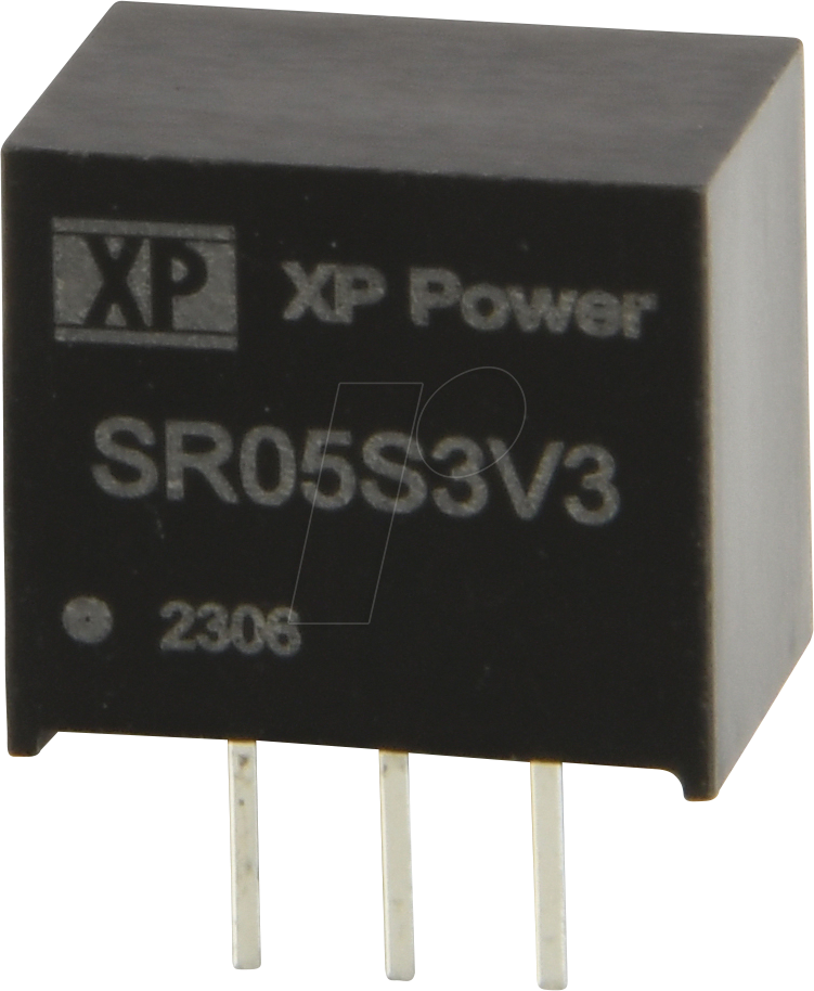 XPP SR05S3V3 - DC/DC-Wandler, 4,75-34 V Ue, 3,3 V Ua, SIP3 von XP-POWER