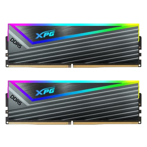 ADATA XPG Caster RGB DDR5 6400MHz 32GB (2x16GB) CL40-40-40 PCS-51200 UDIMM 288-Pins Desktop SDRAM Memory RAM Kit (AX5U6400C4016G-DCCARGY), 32GB (2 x 16GB) von XPG