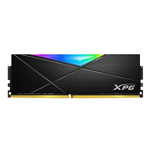 ADATA XPG SPECTRIX D55 DDR4 RGB Memory Module Gaming-DRAM 3200 MHz 16GB (2x8GB), Dual Package, High Performance Desktop Arbeitsspeicher, Black von XPG
