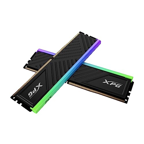 XPG SPECTRIX D35G RGB DDR4 3200MHz CL16 16GB (2x8GB) PC4-25600 RAM 288-Pins UDIMM Desktop Memory Kit Black Heatsink (AX4U32008G16A-DTBKD35G) von XPG