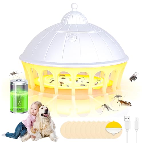 Flohfalle für Wohnung, 2025 Neu Flohfallen mit 10 Klebepads, 6 Lichtmodi, Bettwanzenfalle, Ungiftige Flohfanglampe, Flohlichtfalle für Wohnzimmer, Küche, Schlafzimmer, für Familien mit Haustieren Flohfalle für Wohnung, 2025 Neu Flohfallen mit 10 Klebepads, 6 Lichtmodi, Bettwanzenfalle, Ungiftige Flohfanglampe, Flohlichtfalle für Wohnzimmer, Küche, Schlafzimmer, für Familien mit Haustieren von XPJBKC