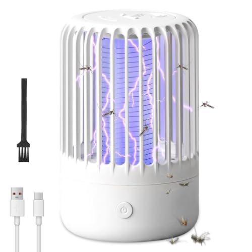 XPJBKC Insektenvernichter Mückenlampe Elektrisch, 360° Mückenvernichtungslampe mit UV-Licht, Wiederaufladbarer Tragbarer Fliegenfalle,Mückenfalle Elektrisch Insektenfänger, Mückenabwehr Outdoor Innen XPJBKC Insektenvernichter Mückenlampe Elektrisch, 360° Mückenvernichtungslampe mit UV-Licht, Wiederaufladbarer Tragbarer Fliegenfalle,Mückenfalle Elektrisch Insektenfänger, Mückenabwehr Outdoor Innen von XPJBKC