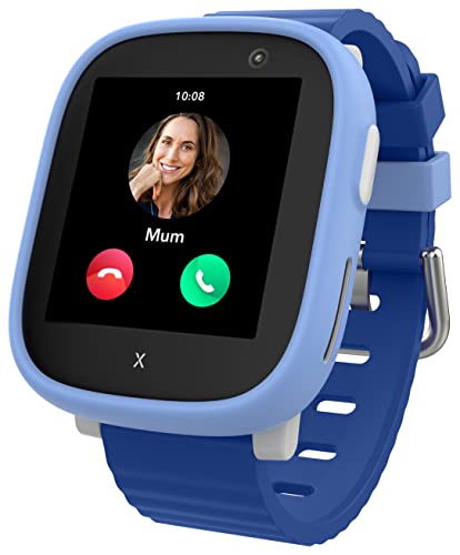 XPLORA X6 Play - wasserdichte Telefon Uhr für Kinder (mit SIM-Karte) 4G, Anrufe, Nachrichten, Schulmodus, SOS-Funktion, GPS, Kamera, Schrittzähler - inkl kostenlosem Tarif-Vertrag für 3 Mon. (BLAU) von XPLORA