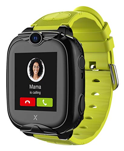 XPLORA XGO 2 - Telefon Uhr für Kinder (mit SIM-Karte) 4G, Anrufe, Nachrichten, Schulmodus, SOS-Funktion, GPS, Kamera, LED-Licht, Schrittzähler - inkl kostenlosem Tarif-Vertrag für 3 Monate (GRÜN) von XPLORA