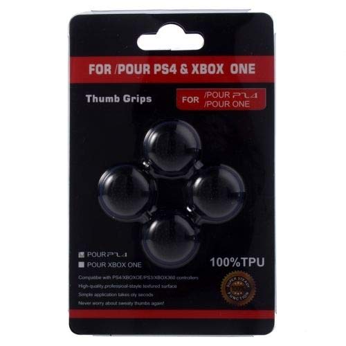 PS4 Controller Thumbsticks Grip Cap Erhöhung Schutzkappe 4er Set (2Paar) OVP NEU (Schwarz) von XPRO GAMING