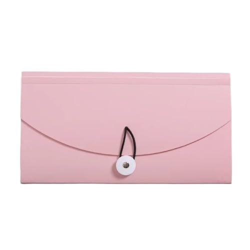 Umschläge Archivieren 13 Taschen Kartenkartenhalter Veranstalter Bürobedarf B6 PP-Dateiordner Dokumententasche Empfangsdatei Erweiterte Brieftasche Rechnungsmappe Kunststoffordner(Pink) von XPSHP25112