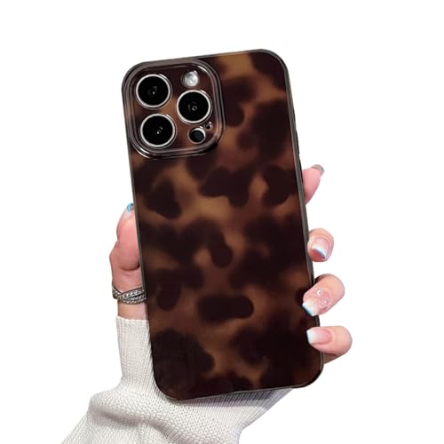 XQAGU Niedliche Handyhülle für iPhone 16 Pro Max, Bernsteinfarben, Leopardenmuster, Vollkameraschutz, schlank, stoßfest, ästhetisch, Braun / Bernstein XQAGU Niedliche Handyhülle für iPhone 16 Pro Max, Bernsteinfarben, Leopardenmuster, Vollkameraschutz, schlank, stoßfest, ästhetisch, Braun / Bernstein von XQAGU