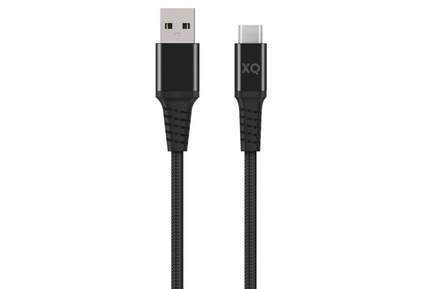 XQISIT 2m USB-A auf USB-C 3.0 Schnell-Ladekabel Schwarz USB-Kabel, USB-A,USB-C, Kein (200 cm), HQ Ladekabel Datenkabel USB Type C 3.0 Handy Smartphone Tablet PC von XQISIT