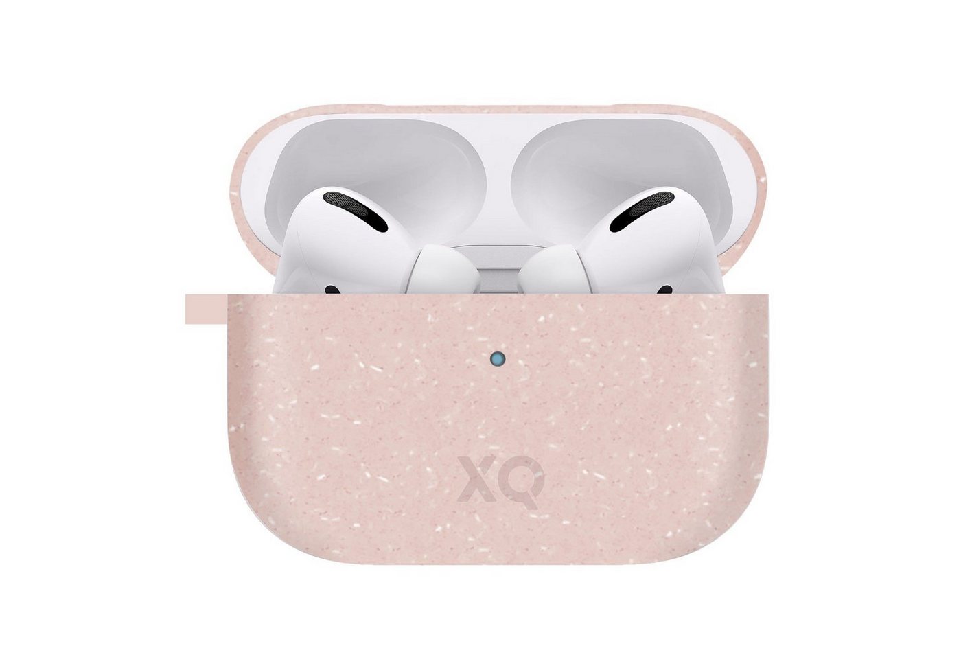 XQISIT Etui ECO Skin Case Cover Schutz-Hülle Pink Headset (passend für Ladecase Apple AirPods Pro Bluetooth Ohrhörer Kopfhörer) von XQISIT