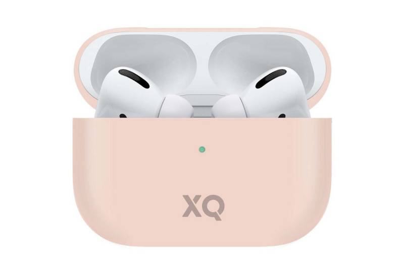 XQISIT Silicone Case für Apple AirPods Pro Pink Headset (passend für Ladecase Apple AirPods Pro Bluetooth Ohrhörer Kopfhörer) von XQISIT