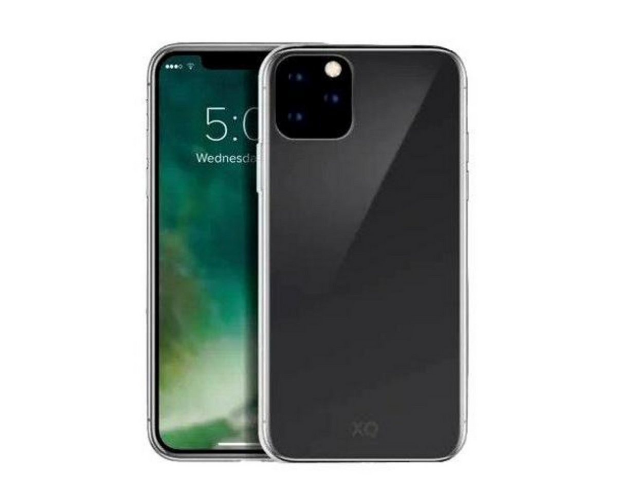 XQISIT Handyhülle TPU Flex Cover Clear Case Schutz-Hülle, Anti-Bakteriell Klar für Apple iPhone 14 Plus von XQISIT