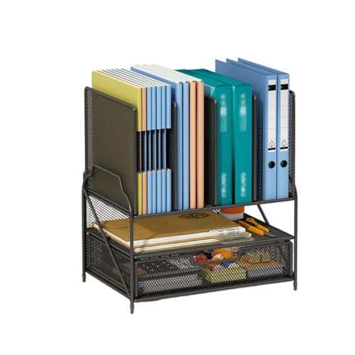 XQWANG Schreibtisch Organizer, Aktenablagen, Schreibtisch-Organizer Aus Metall, Mesh Schreibtisch Aufbewahrung Für Zuhause Bürobedarf,Schwarz,B XQWANG Schreibtisch Organizer, Aktenablagen, Schreibtisch-Organizer Aus Metall, Mesh Schreibtisch Aufbewahrung Für Zuhause Bürobedarf,Schwarz,B von XQWANG