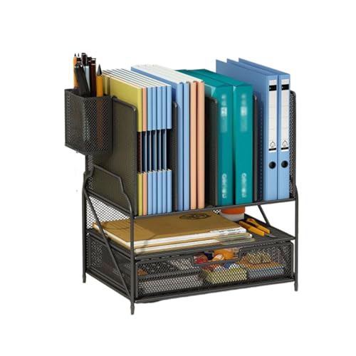 XQWANG Schreibtisch Organizer, Aktenablagen, Schreibtisch-Organizer Aus Metall, Mesh Schreibtisch Aufbewahrung Für Zuhause Bürobedarf,Schwarz,B1 XQWANG Schreibtisch Organizer, Aktenablagen, Schreibtisch-Organizer Aus Metall, Mesh Schreibtisch Aufbewahrung Für Zuhause Bürobedarf,Schwarz,B1 von XQWANG