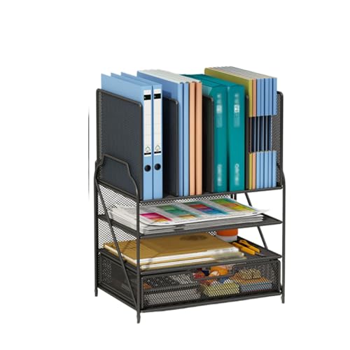 XQWANG Schreibtisch Organizer, Aktenablagen, Schreibtisch-Organizer Aus Metall, Mesh Schreibtisch Aufbewahrung Für Zuhause Bürobedarf,Schwarz,C XQWANG Schreibtisch Organizer, Aktenablagen, Schreibtisch-Organizer Aus Metall, Mesh Schreibtisch Aufbewahrung Für Zuhause Bürobedarf,Schwarz,C von XQWANG