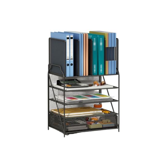 XQWANG Schreibtisch Organizer, Aktenablagen, Schreibtisch-Organizer Aus Metall, Mesh Schreibtisch Aufbewahrung Für Zuhause Bürobedarf,Schwarz,D XQWANG Schreibtisch Organizer, Aktenablagen, Schreibtisch-Organizer Aus Metall, Mesh Schreibtisch Aufbewahrung Für Zuhause Bürobedarf,Schwarz,D von XQWANG