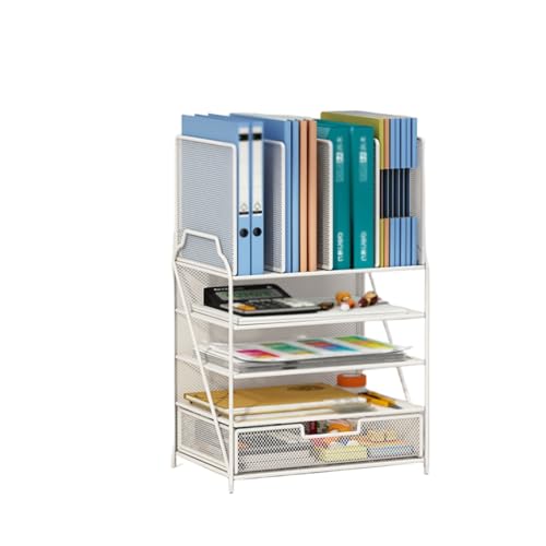XQWANG Schreibtisch Organizer, Aktenablagen, Schreibtisch-Organizer Aus Metall, Mesh Schreibtisch Aufbewahrung Für Zuhause Bürobedarf,Weiß,D XQWANG Schreibtisch Organizer, Aktenablagen, Schreibtisch-Organizer Aus Metall, Mesh Schreibtisch Aufbewahrung Für Zuhause Bürobedarf,Weiß,D von XQWANG
